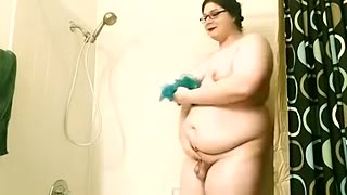 TG BBW Maryjane taking a shower