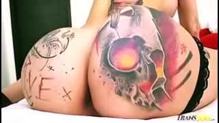 Suggest Model - Big Ass Shemale Twerking On Dick