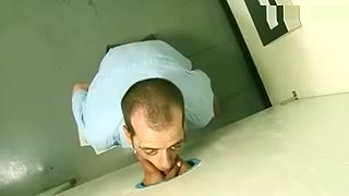 Gloryhole suck with a shemale