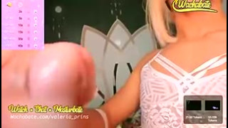 Valeria Prins Shows How To Give A Blowjob On Wachabate (free