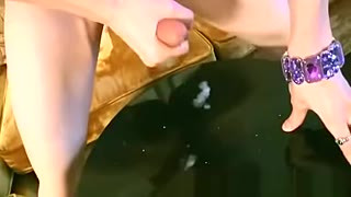 Shemales Cum on Things