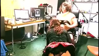 Sissy CD Brenda used as fuck pig by Cd Amy and guy friend