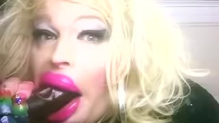Bbc bimbo bimbogiga sloppy gagging extreme nails