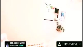 Astonishing Porn Clip Tranny Big Dick Try To Watch For Only For You