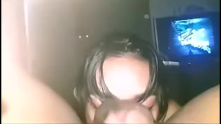 Thai ladyboy sucking black dick pt. 1