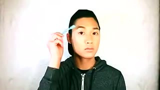 Asian crossdresser transformation
