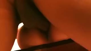 Blonde Tranny Tops Her Boytoy In The Kitchen