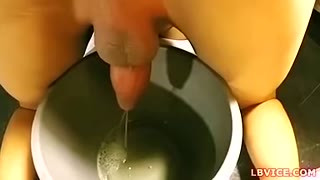 Ladyboy Nannie Takes Urine Enema During Giving Blowjob
