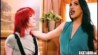 Milf Latina Licked Teen Shemales Ass Before Guy Came And Fucked Her Ass With Jessy Dubai