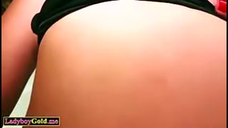 Chubby Ladyboy Teen Riding Bareback On Lovers Cock 6 Min