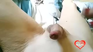 Morning Masturbation With Cum Play
