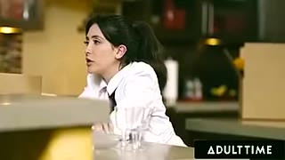 Jane Wilde And Khloe Kay - Busty T-girl And Bubble Butt Caught Fucking At Work! Full