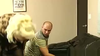 Chubby tranny ass banged